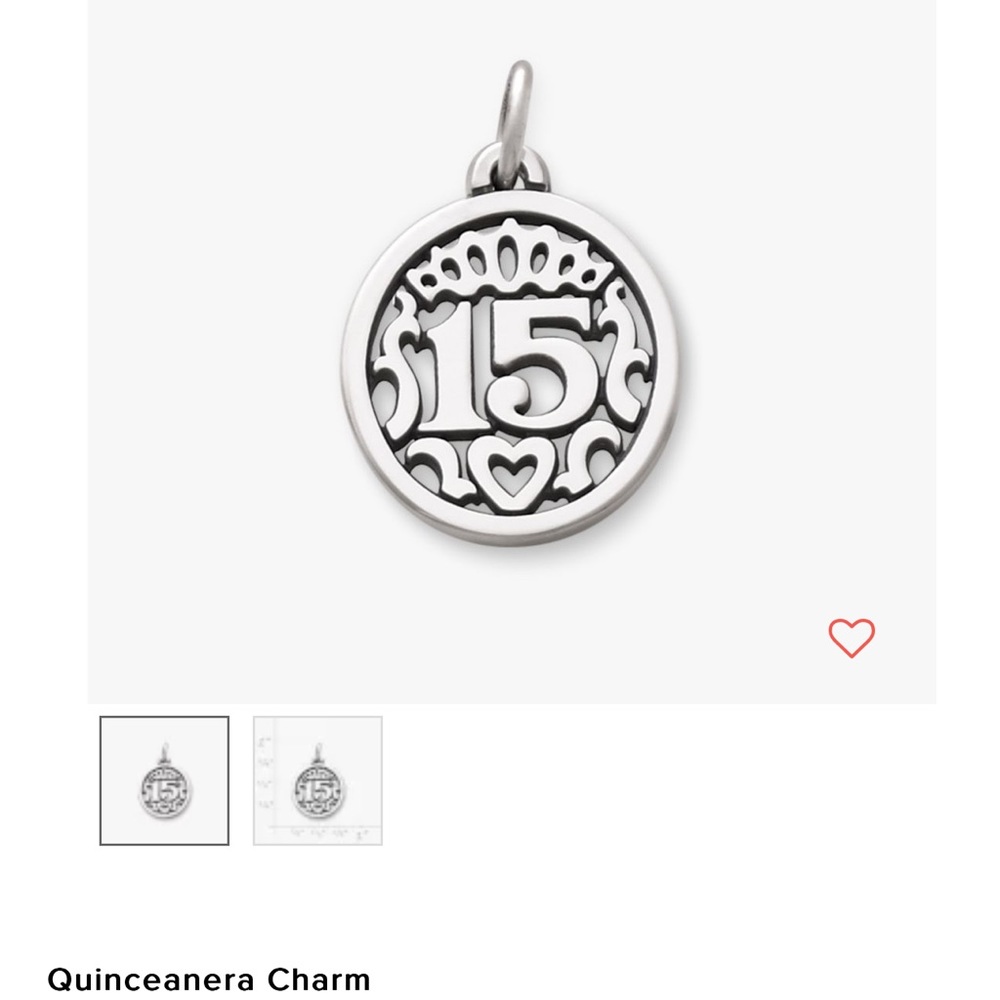 James avery quince charm! “15” birthday charm